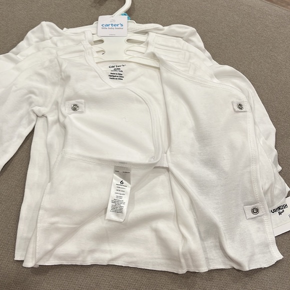 COPY - Carter's unisex-baby 4-pack Side-snap Long-sleeve Shirt - Picture 4 of 5